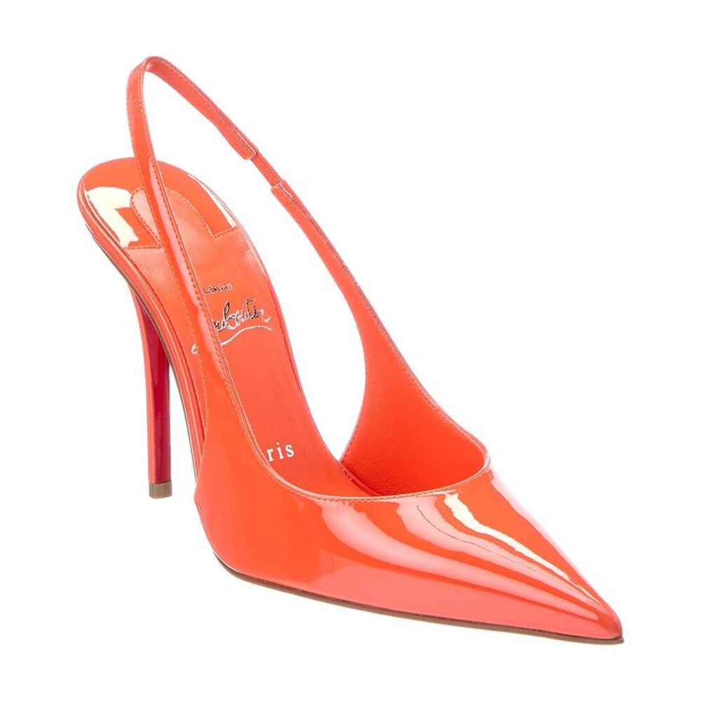 Christian Louboutin Miss Z 100Mm Patent Slingback Pump
